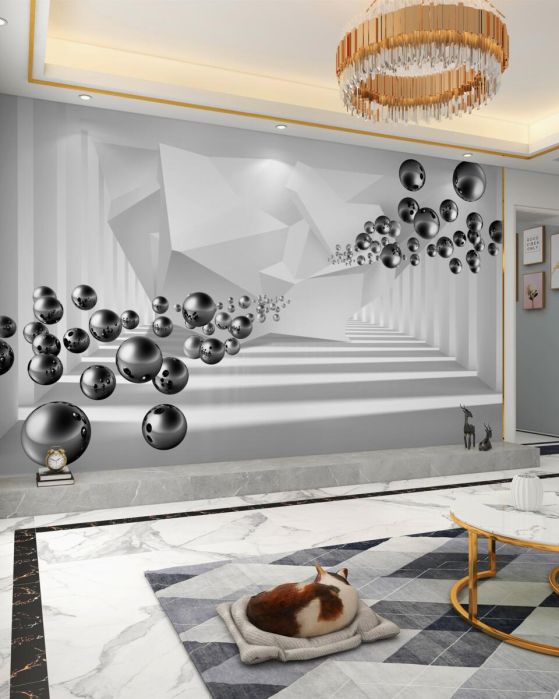 Carta da parati Sfere 3D