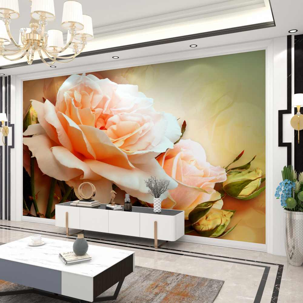 Carta da parati Rosa