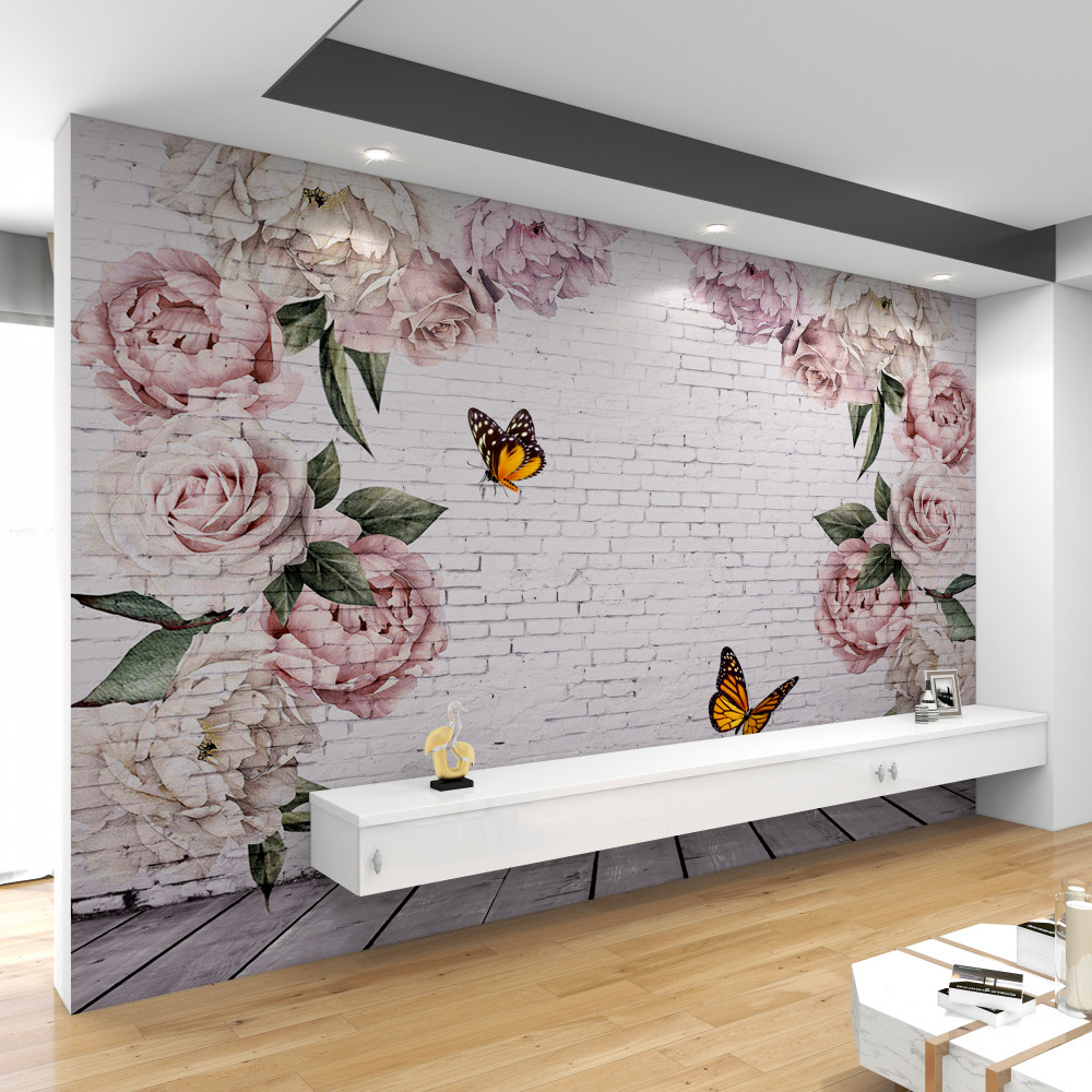 Carta da parati Peonie