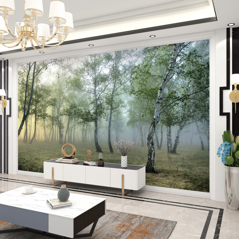 Carta da parati Betulle